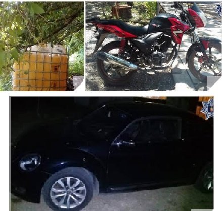 Aseguran 700 litros de Hidrocarburo