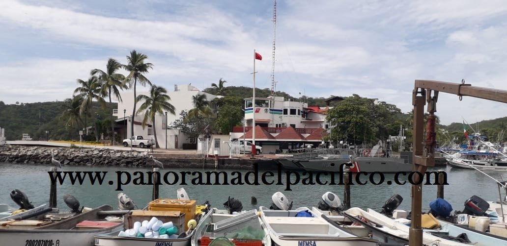 Cerrado los puertos de la costa de Oaxaca, por mal tiempo