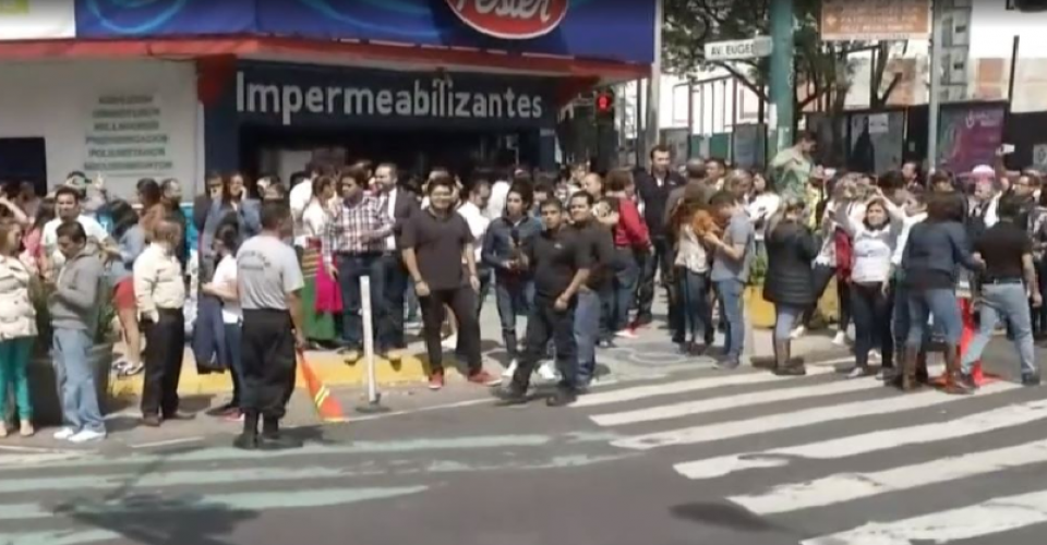 Dos sismos con epicentro en CDMX se perciben fuerte en la Narvarte y Del Valle