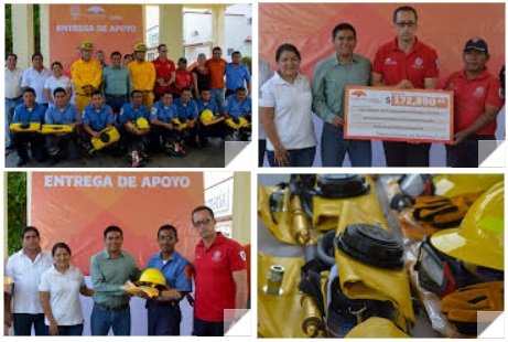 Gobierno de Huatulco y CONAFOR brindan equipamiento a Bomberos