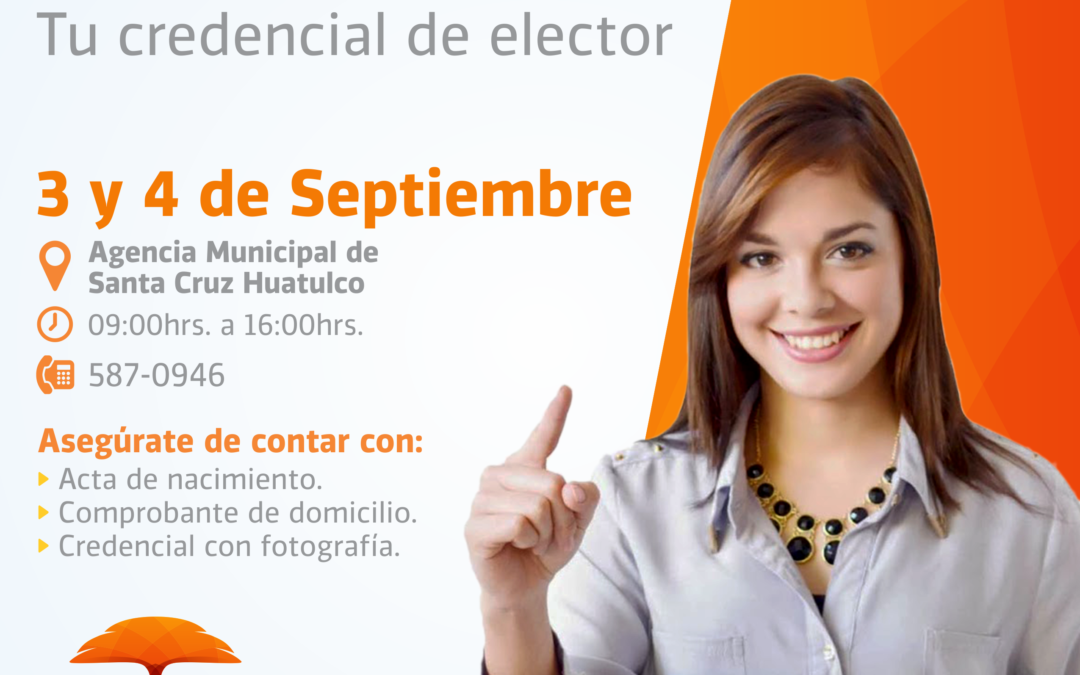No te quedes sin credencial