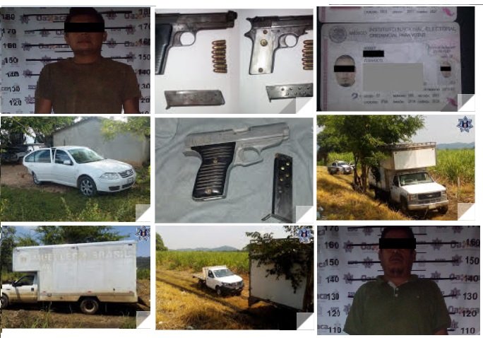 POLICÍA ESTATAL DETIENE EN ACCIONES SEPARADAS A CUATRO VARONES Y RECUPERA TRES UNIDADES DE MOTOR ROBADAS