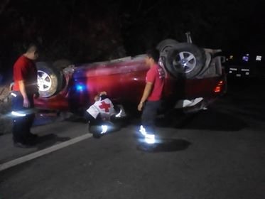 Aparatoso accidente en Huatulco