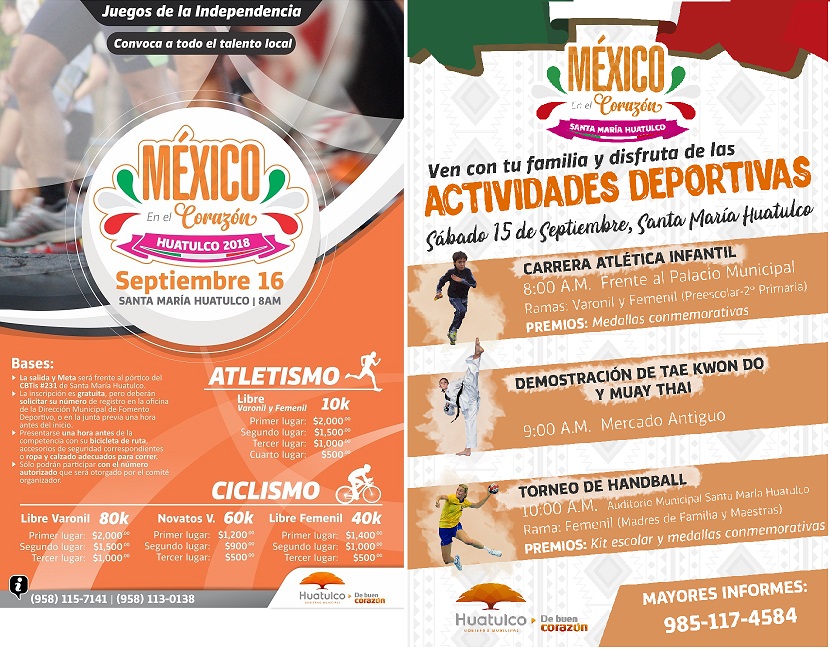 Actividades Deportivas Septiembre