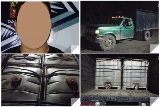 ASEGURA SSPO ALREDEDOR DE 3 MIL 200 LITROS DE HIDROCARBURO EN EL ISTMO