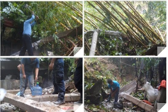 Atiende CEPCO deslizamiento de laderas en Candelaria Loxicha