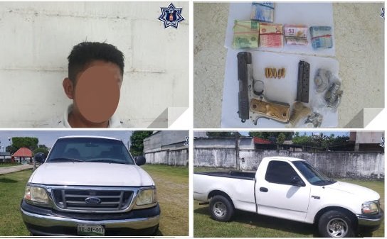 Detiene SSPO a persona armada en la cuenca del PAPALOAPAN