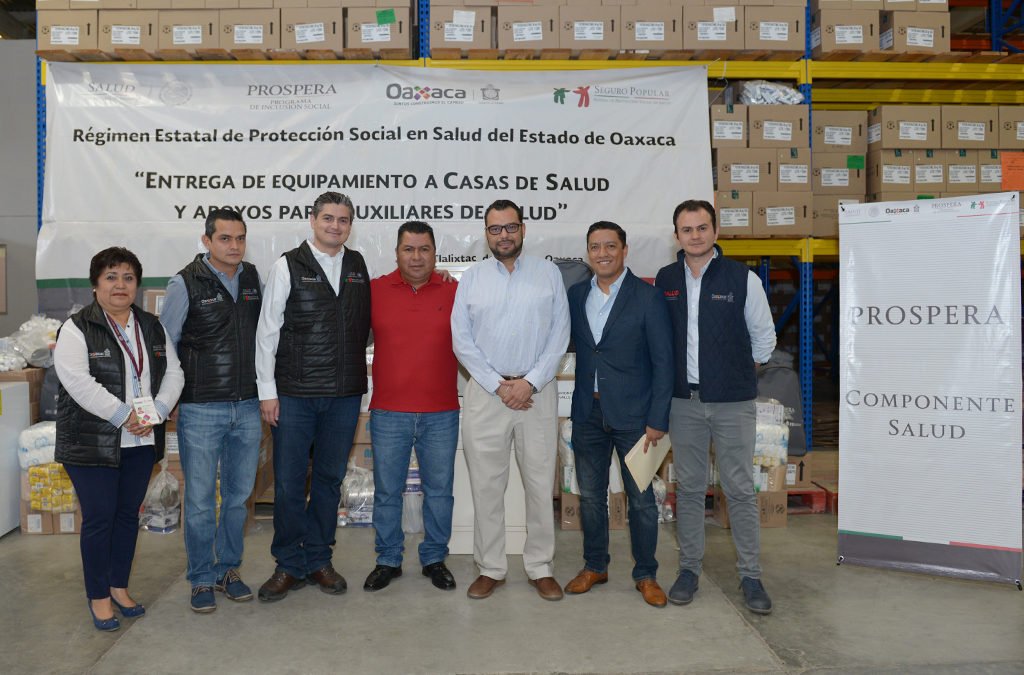 Entrega SSO equipamiento a Casas de Salud de San Juan Mazatlán