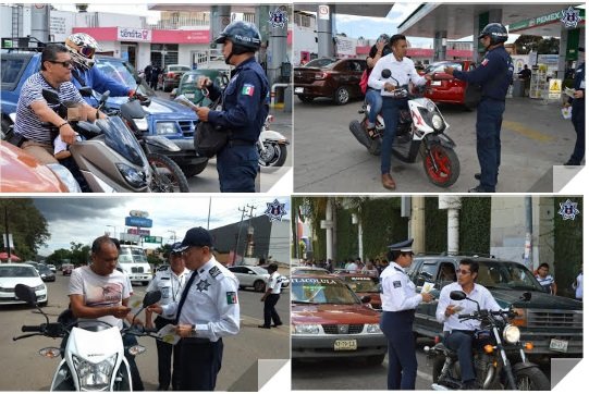 Implementa SSP operativos de revisión a motociclistas