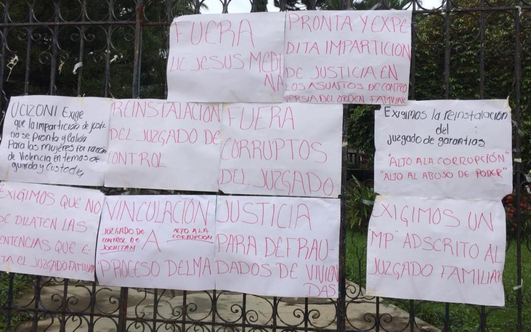 Siguen tomados juzgados familiar y civil de Matías Romero,