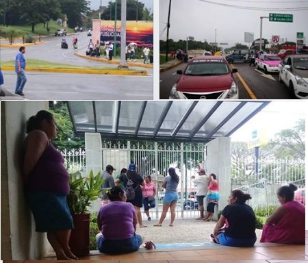 Dos bloqueos en Huatulco
