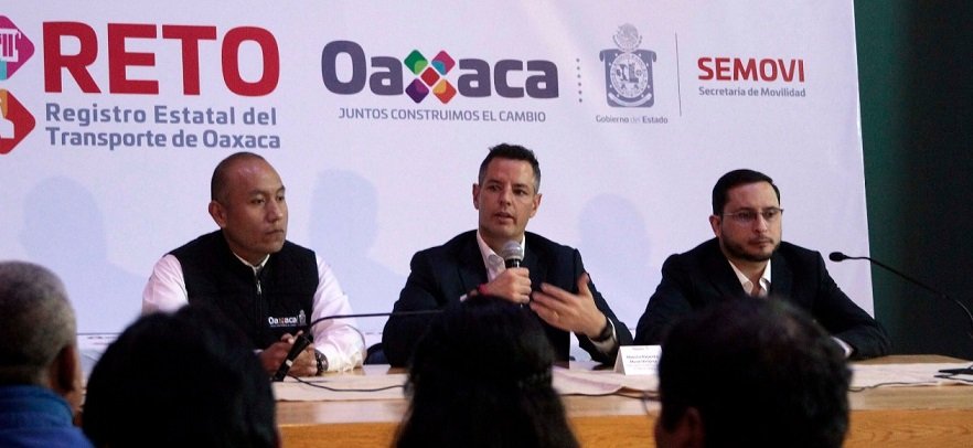 Arranca programa de Registro Estatal del Transporte de Oaxaca