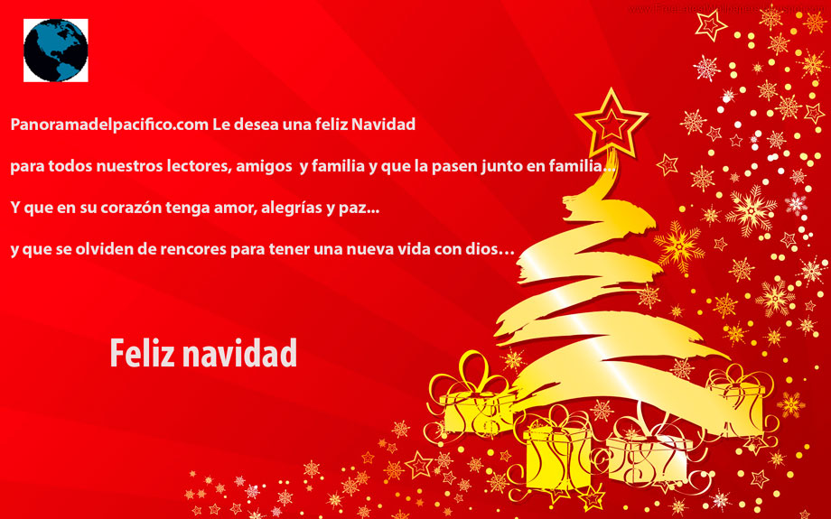 Panoramadelpacifico.com Les desea una feliz Navidad