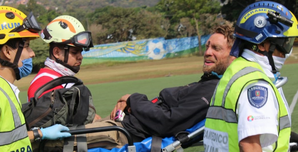 Rescate de turista alemán en Tepoztlán