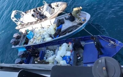 Armada de México asegura media tonelada de cocaína frente a las costas