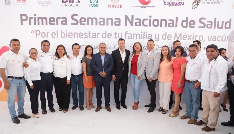 Pone en marcha Alejandro Murat Primera Semana Nacional de Salud 2019