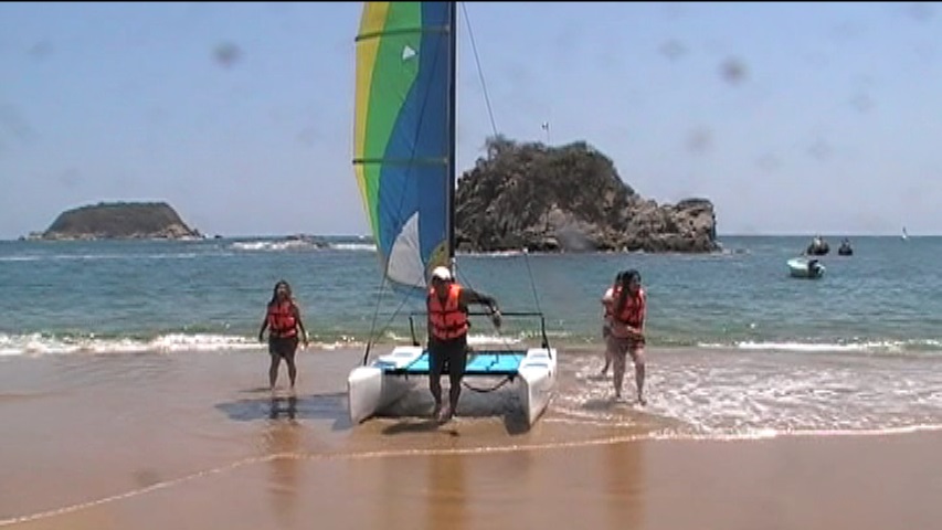 Reportan 95% de ocupación en Huatulco por puente vacacional