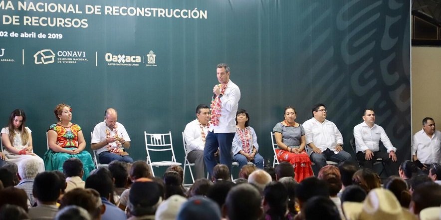 Avanza reconstrucción del Istmo, Alejandro Murat anuncian  inversión de más de 4 mil mdp