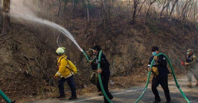 Se controlan incendios en Copalita y Santa Cruz Huatulco