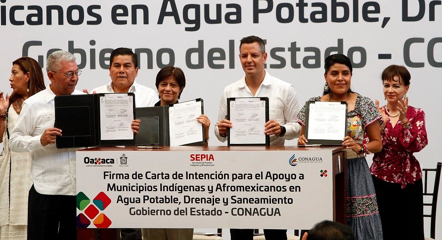 Dotará Gobierno de Oaxaca y Conagua, servicios de agua, drenaje y saneamiento a pueblos indígenas y afromexicanos