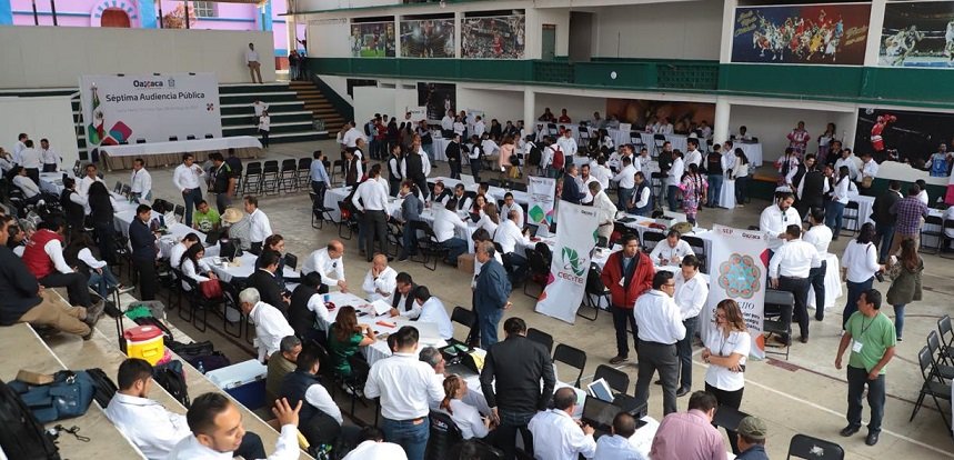 Inicia atención del Gobierno de Oaxaca en la Séptima Audiencia Pública realizada en la Cañada