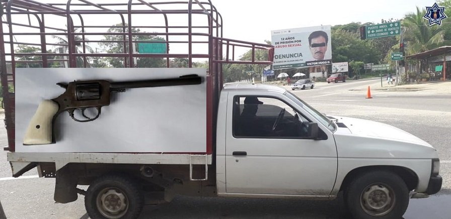 Detienen a persona armada en implementación del Operativo Sellamiento en Pochutla