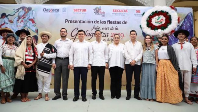 Realiza Alejandro Murat presentación de las fiestas de “Julio, mes de la Guelaguetza 2019”