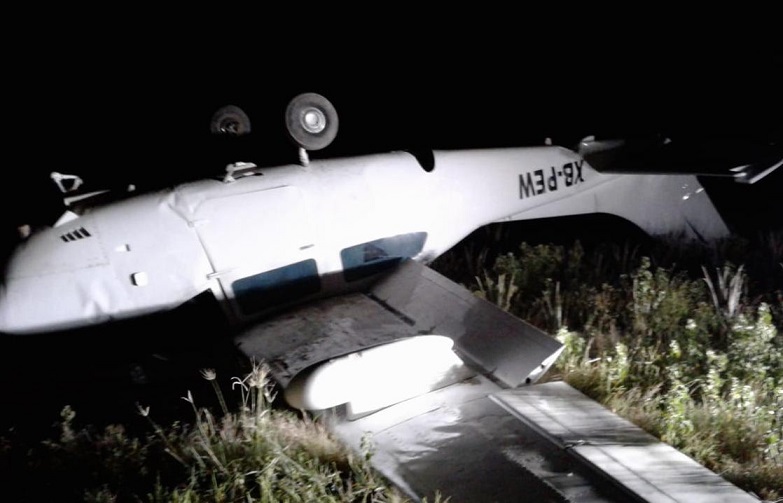 La avioneta se desplomó en el basurero municipal de Cd Vitoria