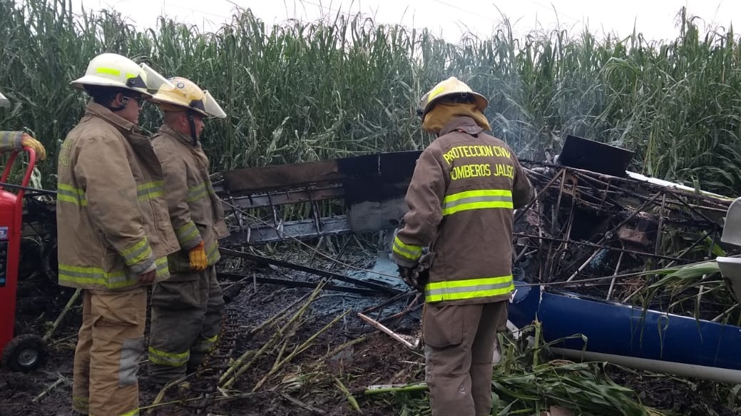 Una avioneta se estrelló en Jalisco
