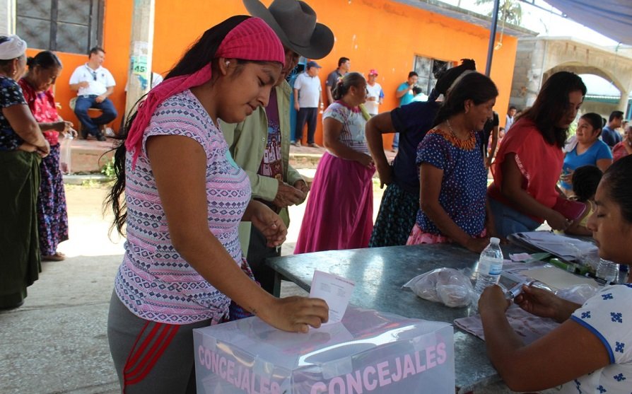 Califica IEEPCO elecciones municipales por sistemas normativos