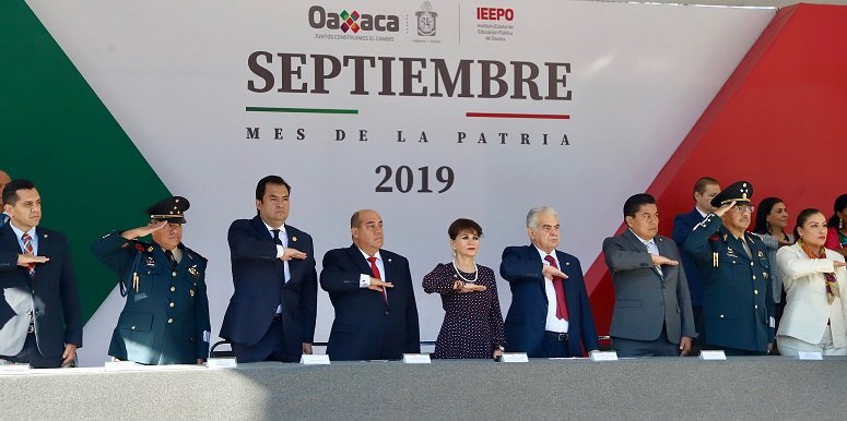Inicia IEEPO las actividades de “Septiembre, Mes de la Patria 2019”