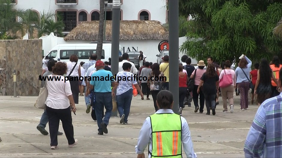 Simulacro de Tsunami en Huatulco