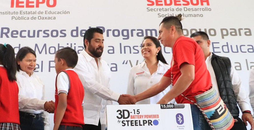 Da inicio el programa “Vamos Juntos a la Escuela” en San Pablo Huixtepec