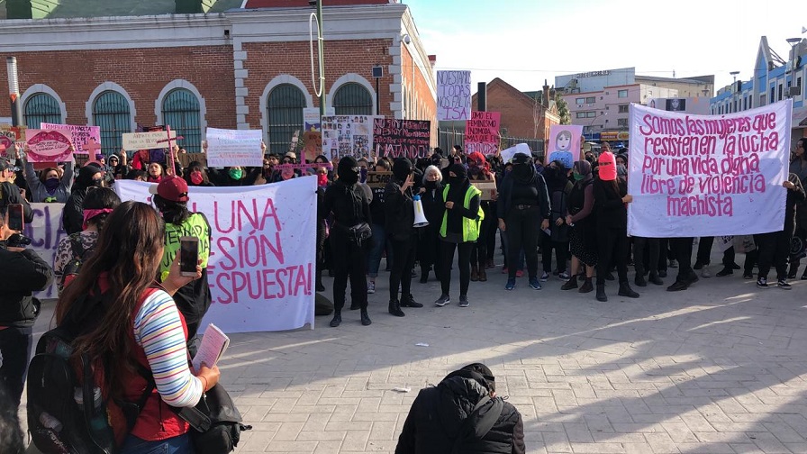 Realizan marcha por el homicidio de la activista Isabel en Chihuahua