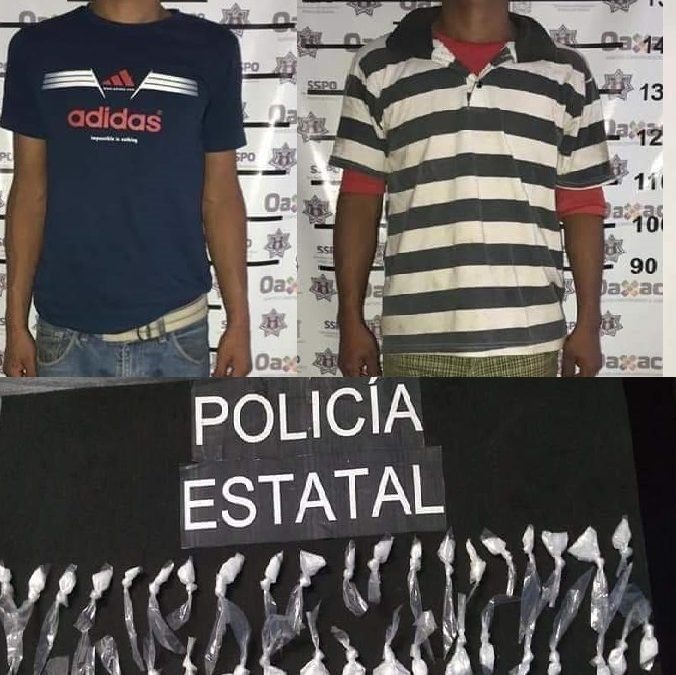 Detienen a tres con droga “Cristal” EN NOPALA