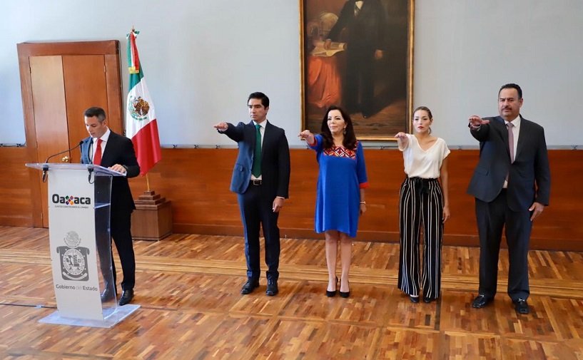 Con nombramientos de nuevos titulares en el gabinete, Alejandro Murat fortalece y consolida el proyecto de Gobierno