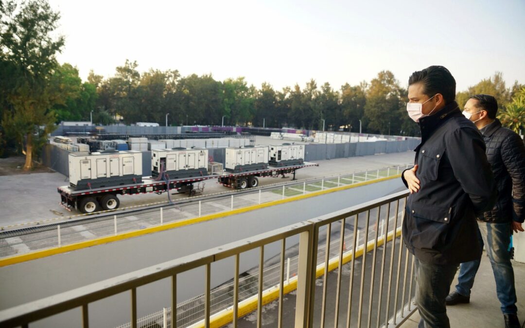 Trabaja IMSS en habilitación de hospital de expansión COVID-19 en Autódromo Hermanos Rodríguez