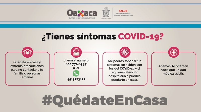 Qué hacer ante síntomas COVID-19; el Gobierno te informa
