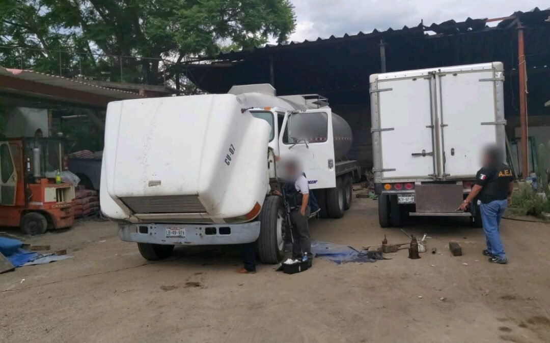 Ejecuta Fiscalía General cateo en Ocotlán de Morelos; asegura vehículos y mercancía con reporte de robo