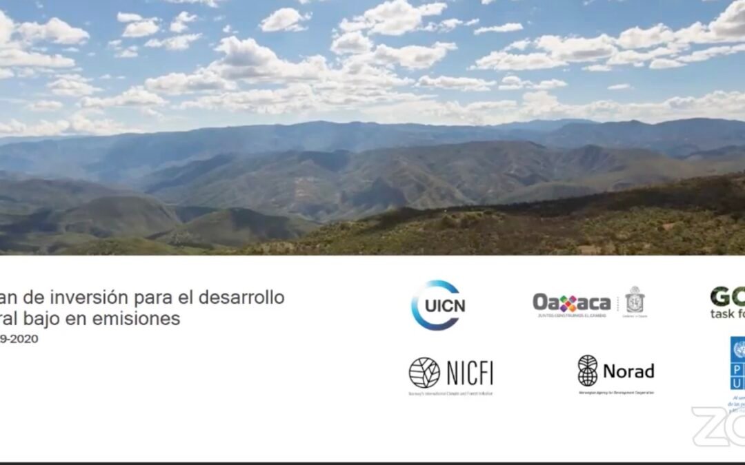 Presenta Oaxaca resultados sobre el “Plan de Inversión para  el Desarrollo Rural Bajo en Emisiones”