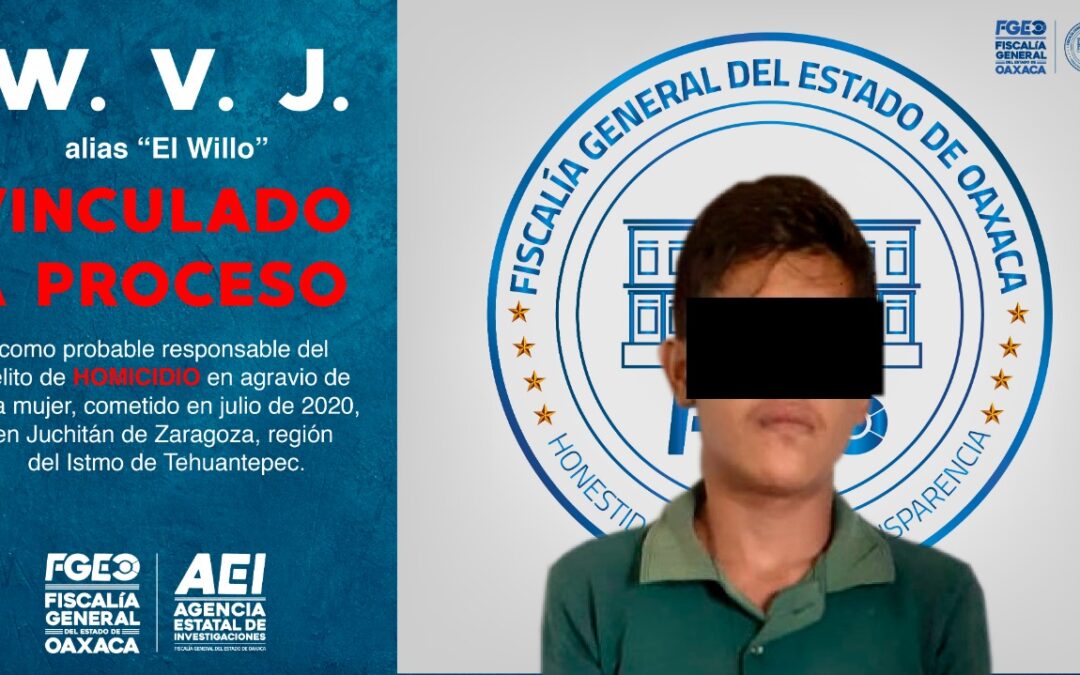Aprenden y vincular a proceso a otro probable homicida