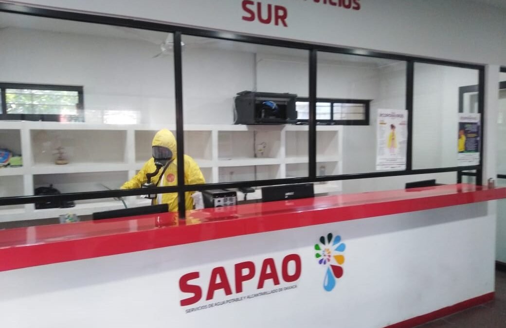 Reinicia SAPAO atención a personas usuarias en módulos de servicios