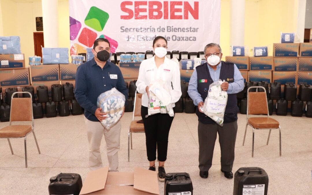 Sebien y SSO entregan medicamentos en la Mixteca
