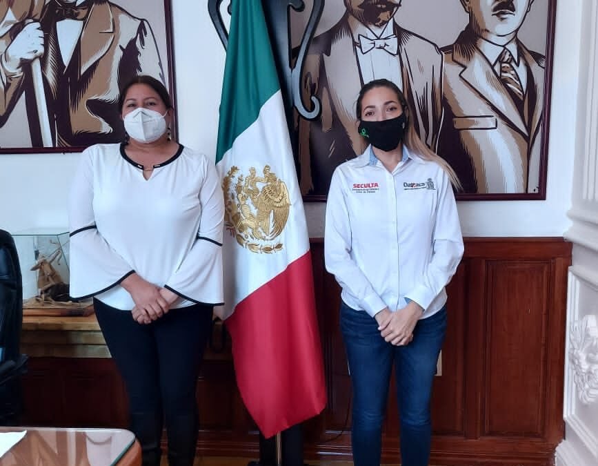 Visita Karla Villacaña construcción del Complejo