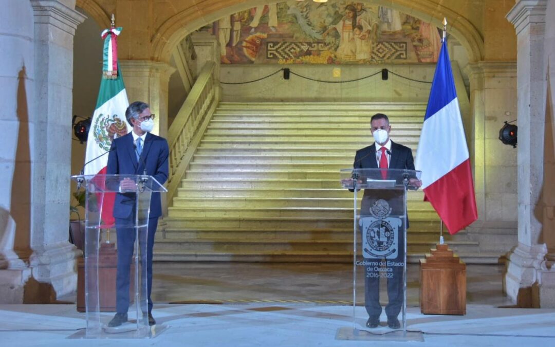 Oaxaca y Francia inauguran una nueva era  de cooperación y hermanamiento