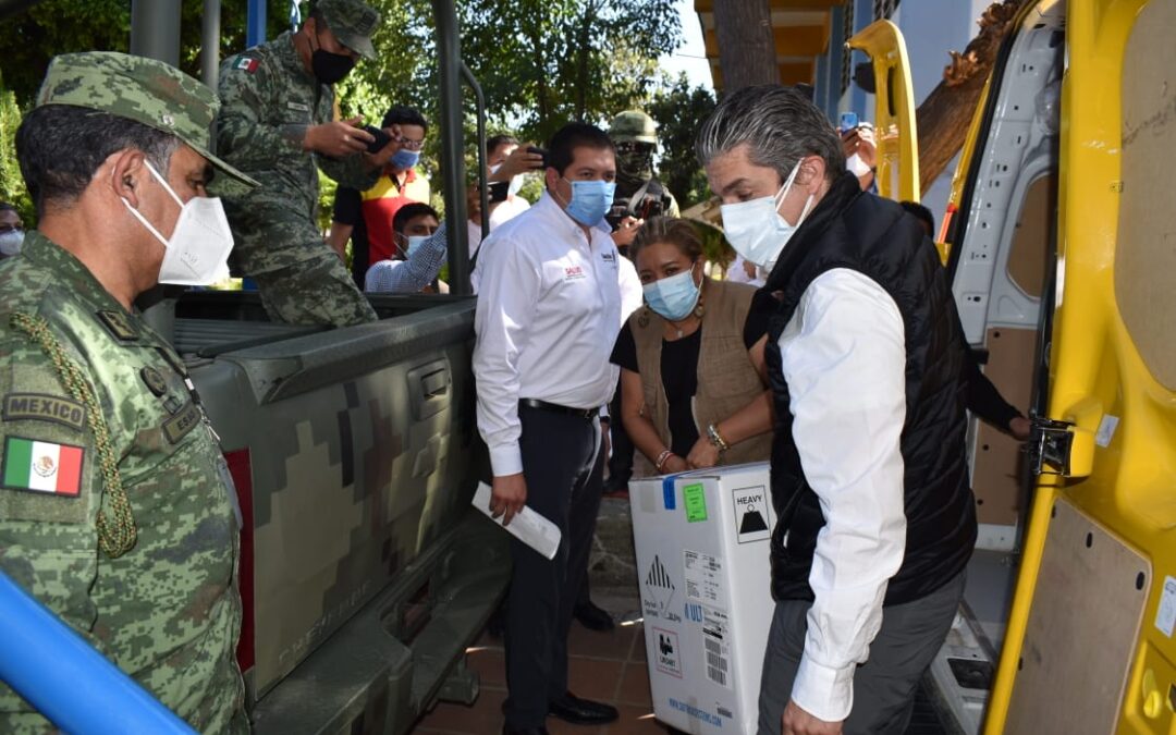 Arriban a Oaxaca 24 mil 375  dosis de la vacuna Pfizer: SSO