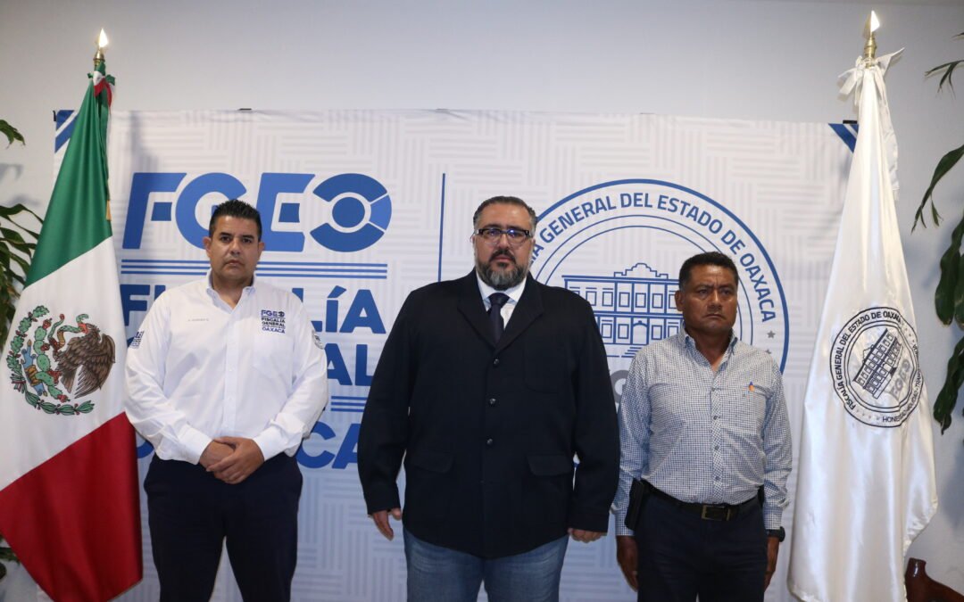 Designa Fiscal General a Francisco Joel Ginez Morales como nuevo Director de Investigaciones de la Agencia Estatal de Investigaciones