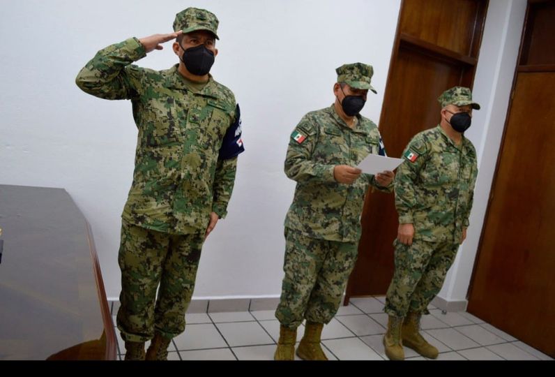 La Secretaría de Marina-Armada de México realiza Ceremonia de Cambio de Mando de Armas en Santa Cruz Huatulco