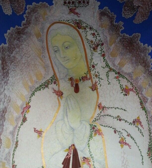 25 años del inicio del proyecto mural Homenaje a la Virgen de Guadalupe según la cosmovisión del S. XVI.