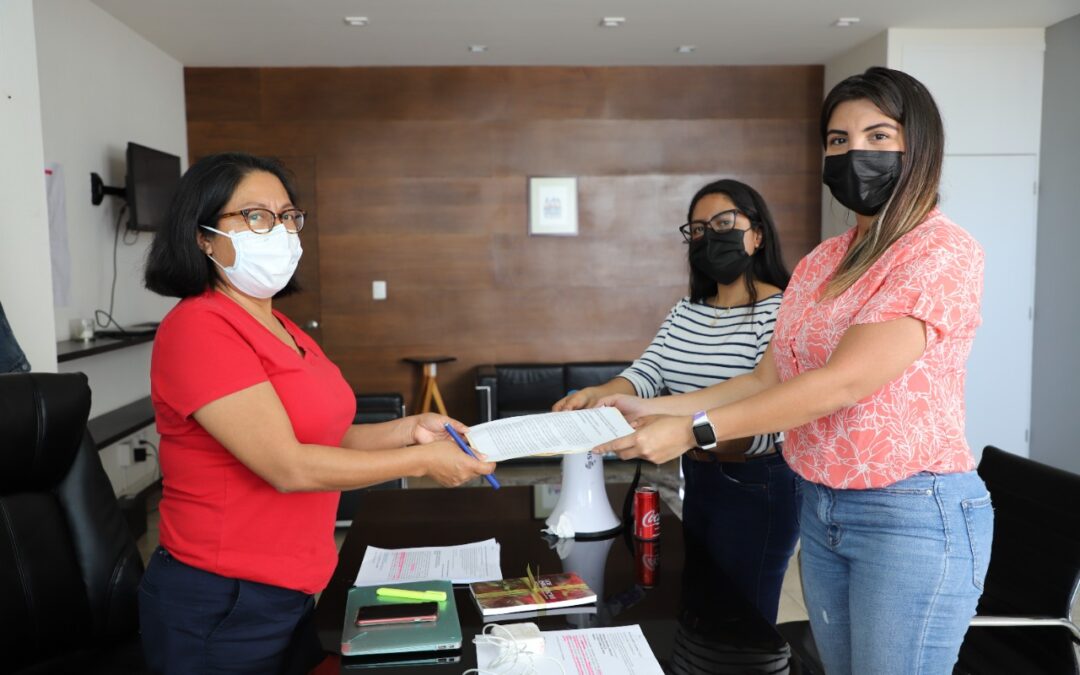 Recibe consejera presidenta del IEEPCO solicitud de colectivos feministas  